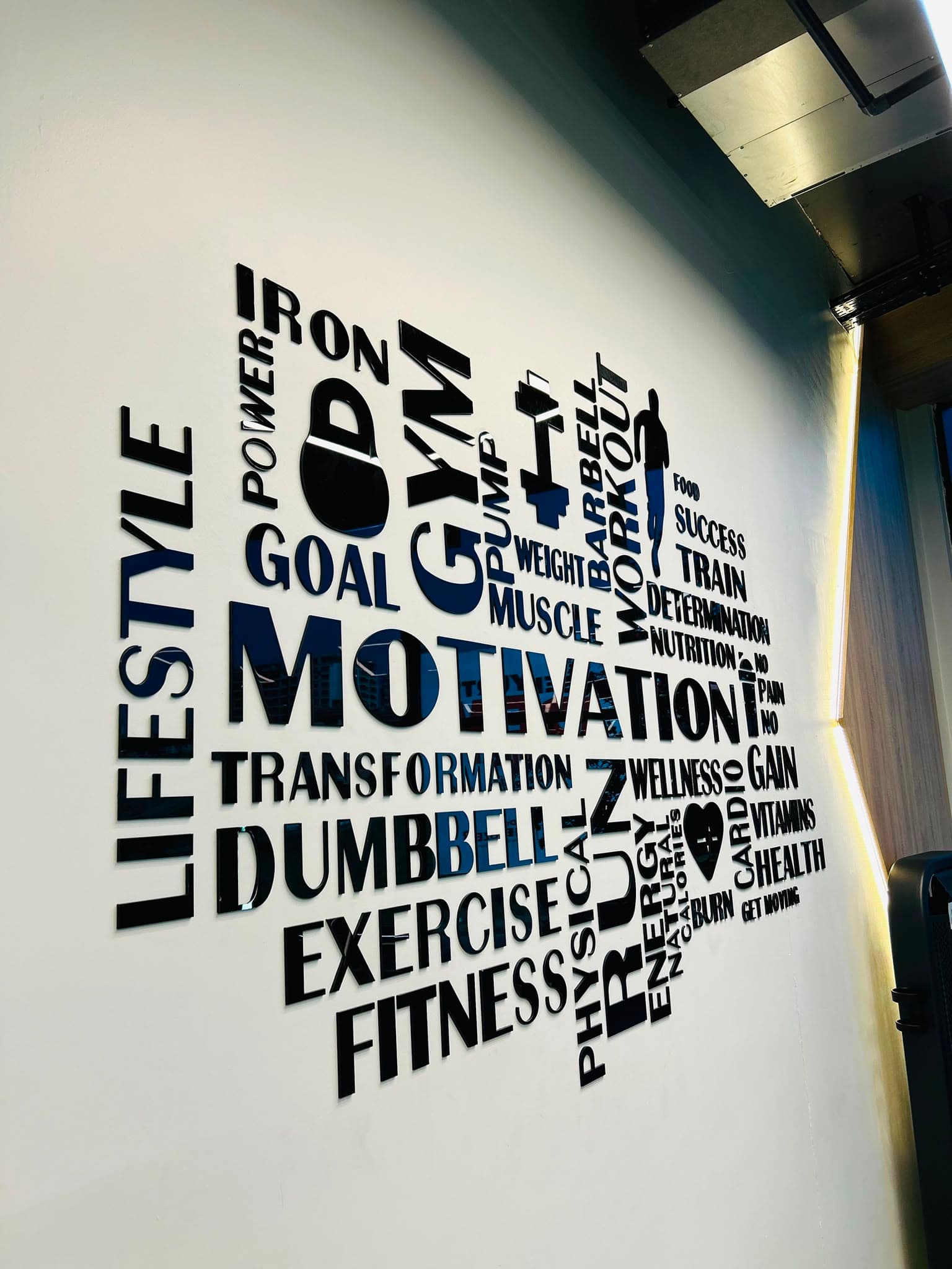 WonFitness motivasyon duvarı
